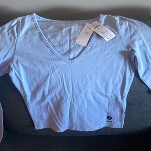 Baby blue top